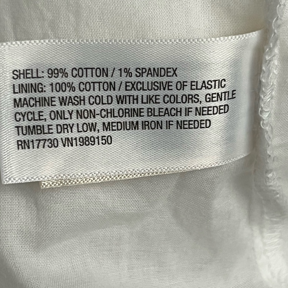 Universal Thread Women’s Flutter Short Sleeve Midi A Line White Dress Summer - Picture 10 of 10